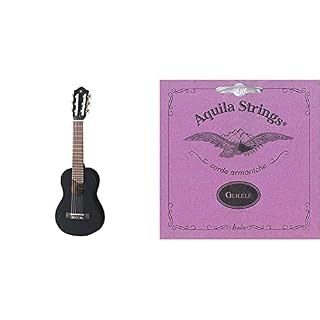 Yamaha GL-1 Guitalele Persimon Brown – le Compromis Idéal Entre la Guitare et la Sonorité & Aquila 96C Set de 6 cordes… - Les Beatles, Paul McCartney, John Lennon, RIngo Starr, George Harrison
