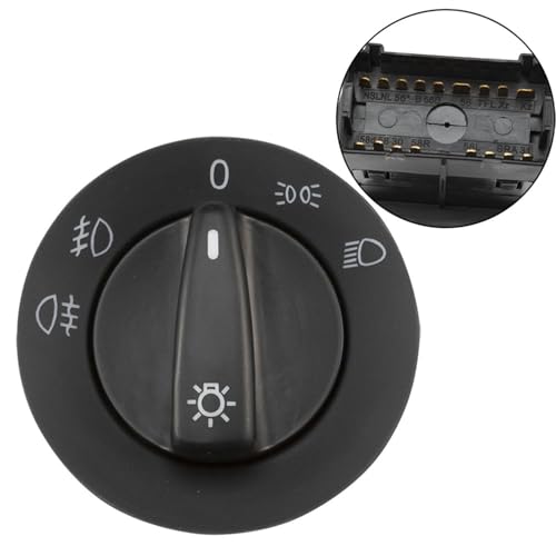 Interrupteur commande de phare auto VW Passat B5 plastique ABS durable - 7