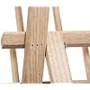 Threadart 60 Spool Cone Wood Thread Rack | Made of Hardwood, Sturdy, Freestanding or Wall Mount | Holds 60 Spools