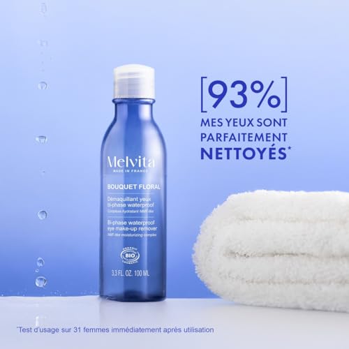 Démaquillant Yeux Bouquet Floral Melvita Le Flacon De 100ml - vue 3