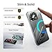 DOODEE Blade GT Pro 5G Rugged Phone with LED Light Effect,32GB+512GB/2TB Rugged Smartphone,6.72” FHD+120Hz, 5800 mAh Android Phone,100MP+32MP AI Camera/Face& Finger ID/NFC,Sliver