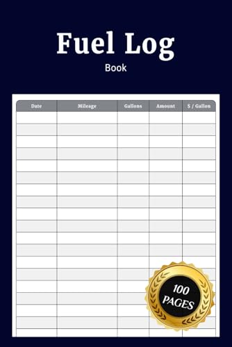 Fuel Log Book: Simple Daily Journal to Record Fuel Purchases