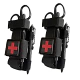 INSTALLATION SIMPLE: Le support du garrot est doté d'une sangle au dos, ce qui permet de fixer le manchon du garrot à votre trousse d'urgence pour une utilisation rapide. Notre pochette tactique peut être facilement fixé sur des pochettes EDC, des gilets tactiques, des ceintures tactiques, des sacs à dos, des sacs de rangement et tout autre équipement compatible avec le système MOLLE.