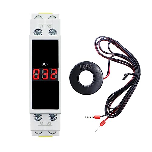 Testeur de volt numérique monophasé 80-500V pour rail de tableau électrique