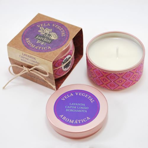 Kit Velas Áromaticas Vegetais Naturais - DoJardim