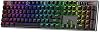 Redragon K556 PRO teclado gamer mecánico inalámbrico RGB, aluminio de 104 teclas | tri-modo BT/2.4GHz/USB-C sin demora para más dispositivos, estabilidad sólida, durabilidad AM-PM, switch lineal rojo silencioso 2