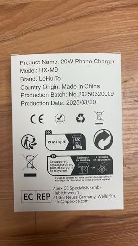 2 Pack 20W USB C Schnellladegerät PD 3.0 für iPhone & iPad + 2m USB-C Schnellladekabel –Handy Ladegerät& Ladekabel für 16 15/16 15 Pro/16 15 Pro Max/16 15 Plus, Adapter Stecker für iPad Pro/Air/Mini