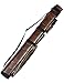 3x6 Hard Pool Cue Billiard Stick Carrying Case, Brown