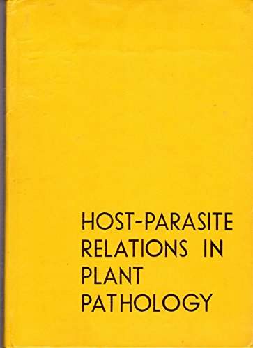 Host-Parasite Relations in Plant Pathology B0018KH392 Book Cover