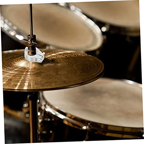 Soporte de abrazadera para cowbell BESPORTBLE para bombo, accesorio duradero para instrumentos musicales, estructura sencilla y fácil de instalar para batería, material de alta dureza miniatura 7
