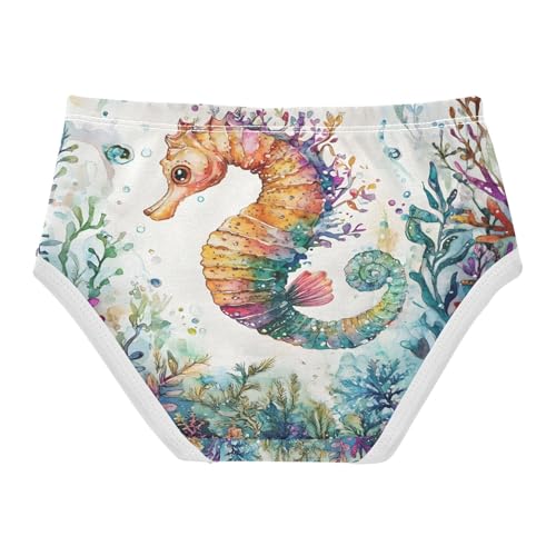 Colorful Seahorse Toddler Girls's Underwear 2T 202b87412