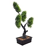 Entretien facile : fabriqué en plastique, ce faux bonsaï de cèdre résiste à la décoloration et à la poussière. un simple coup de chiffon doux ou d'éponge suffit pour le nettoyer et profiter d'une beauté à l'intérieur. plantes artificielles en plastique, bonsaï, pin japonais en pot