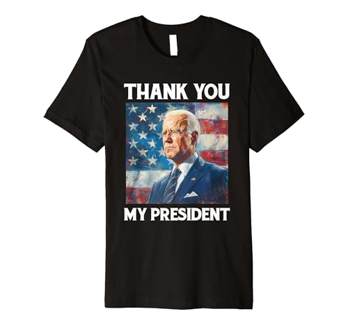 Thank You My President Joe Biden US Flag Vintage Premium T-Shirt
