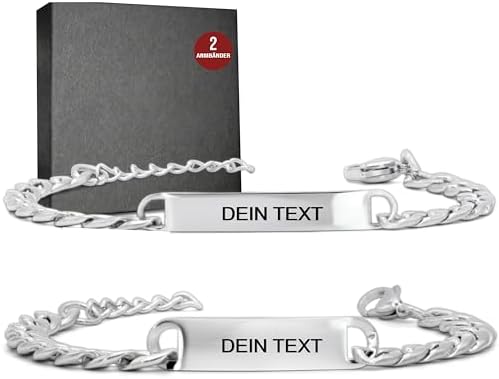 Pärchen Präsente | Partner Armbänder | Personalisierte Paararmbänder | Armband für Sie & Ihn