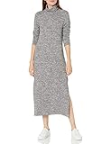Mud Pie Women's Long Sleeve Dress, Gray, Large