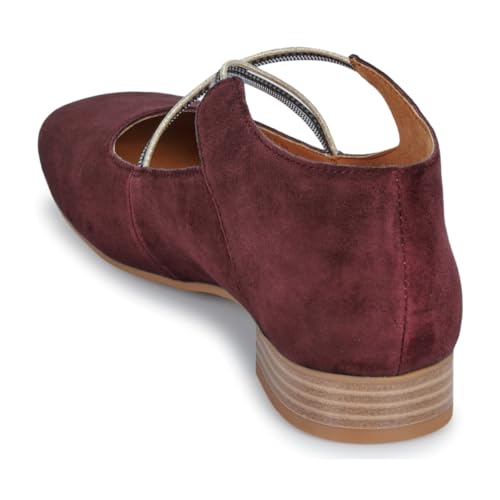 SHODENSE Women Casual Round Toe Flat Shoes Cross Strap Slip On Walking Flats Comfortable Suede Flat Heel Dress Shoes Crisscross Ballet Flats Drive Office Ladies Street 4-11 M US 6