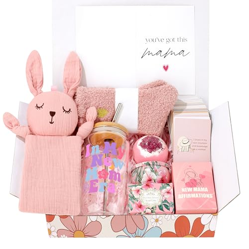 New Mom Gifts, Postpartum Gifts for Mom, Pregnancy Gift Basket After Birth, First Time Mothers Day Gift for Women