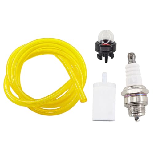 MCHNIC Primer Bulb Fuel Hose Line Spark Plug Kit for Stihl H