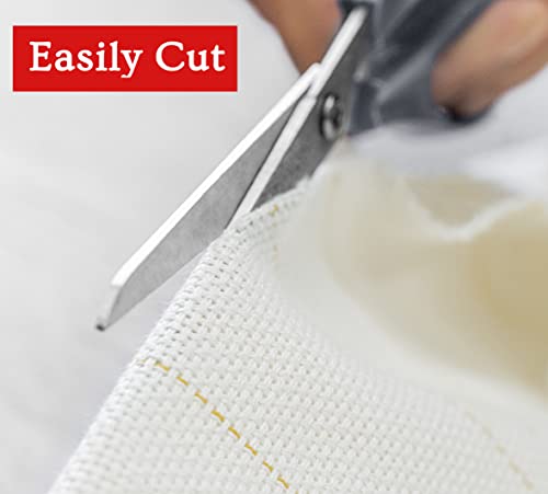 Image of DABLINE 80 inch x 120 inch Primary Tufting Cloth for Rug Making and Punch Needle, Premium Monks Cloth for Cut and Loop Pile Guns, Fabric With Marked Lines