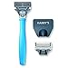 Harry's Original Razors for Men - Two 5-Blade Cartridges and 1 Razor Handle - German Engineered - Surf Blue Edition