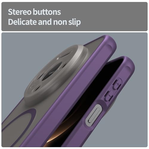 Image of Compatible with Huawei Mate 80 Pro Case Cover,Compatible with MagSafe,Anti-Fall,Compatible with Huawei Mate 80 Pro 5G SGT-AL50 Cell Protective Phone Case Purple