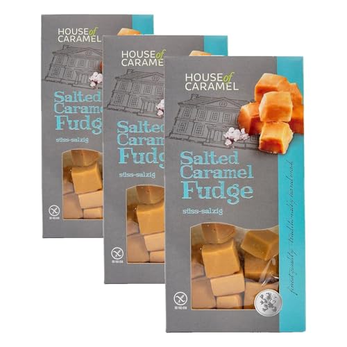 House of Caramel Caramel Salé Fudge 120 g (Lot de 3)