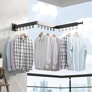 Gevvnss 90cm Wandmontage Wäscheständer Modell 2883