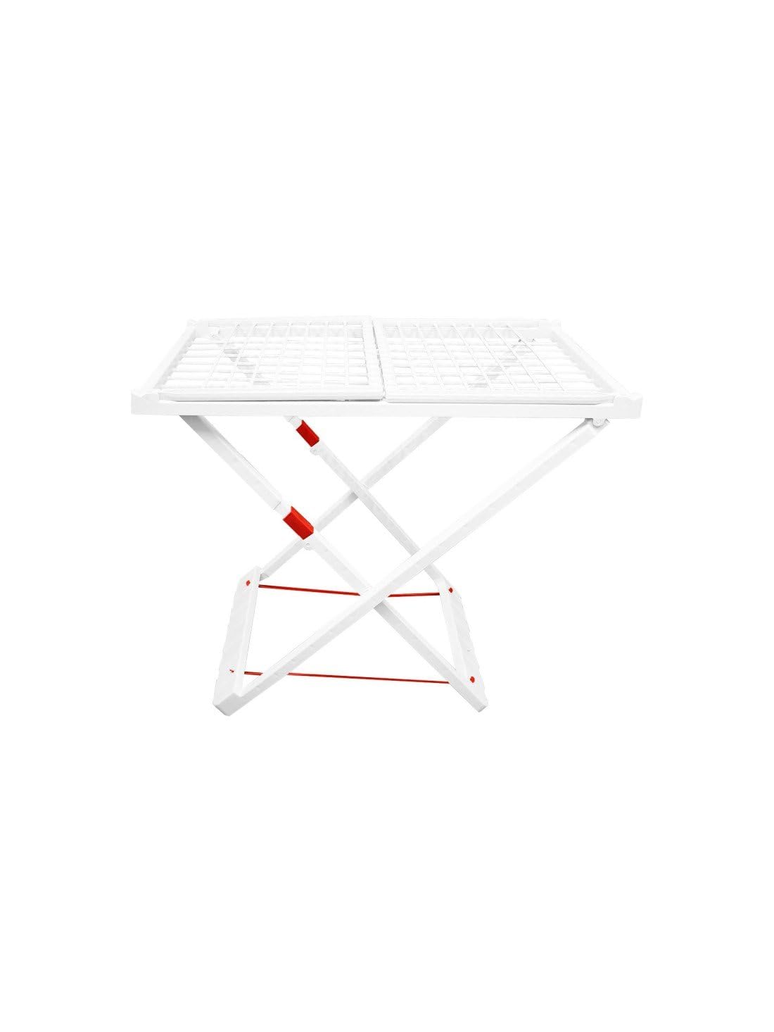 Jardin202 - Tendedero Plegable de Resina Incluye 20 Pinzas – Tendal Abatible Balcón para Interior y Exterior | Plegable (Blanco)