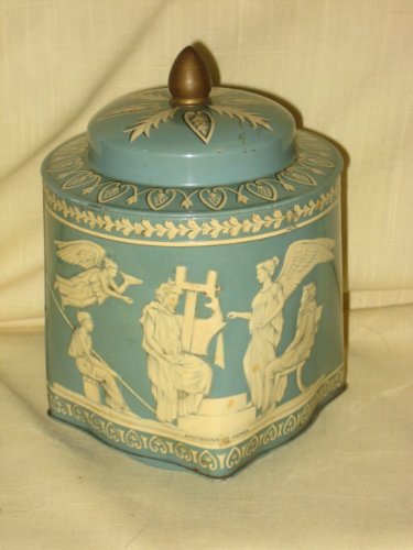 Vintage Murray-Allen Imported Candy Buscuit Tin - 6x5 Inches