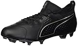 PUMA Botas de fútbol para Hombre One 3 LTH FG, Puma Black PUMA Black PUMA Negro, 47 EU