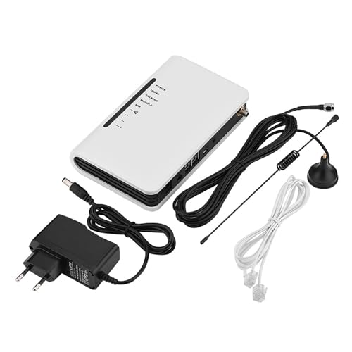 LUCKDANO Caja Telefónica gsm Convertidor Telefónico Inalámbrico a Cableado Trabajo Las 24 Horas con 9 Indicadores LED Entrada DTMF Circuito Antiruido para de Alarma de Seguridad (1)