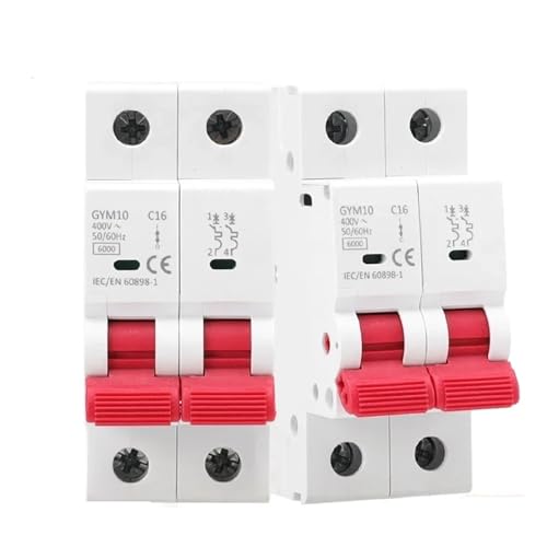 Mini disjoncteur courbe C 6KA coupure bipolaire pour ligne 32A