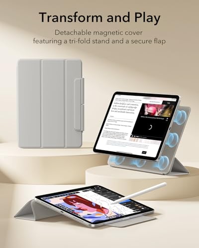 Image of ESR for iPad Air 11-inch M4 /M3 /M2, iPad Air 5th /4th Generation Case, Grey