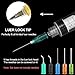 30Pack 1ml Luer Lock Syringe Without Needle - 1cc Plastic Syringes Individually Sterile Sealed with Tip Caps, No Needles ( 30Pack 1 ml )