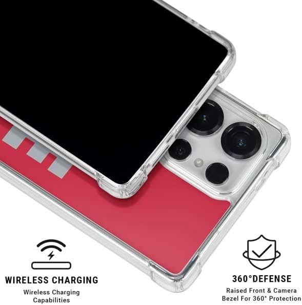 Skinit Clear Phone Case Compatible with Galaxy S25 Ultra - Officially Licensed Ohio State University The Ohio State Buckeyes Design