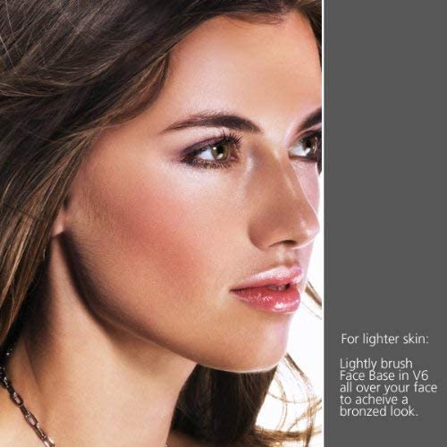 Face Base Oil-Free Powder Foundation With Mineral Pigments By Vasanti - Loose Finishing Powder - Paraben-Free, Never Tested On Animals - Get Glowing Skin Now! (V8 - Medium Deep - Warm) #TOP3