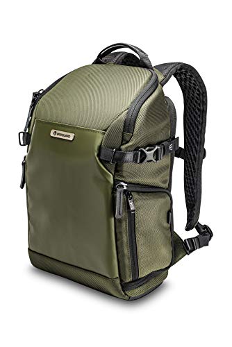 Vanguard Veo Select 37BRM GR: Mochila fotográfica para cámara sin espejo  acceso posterior