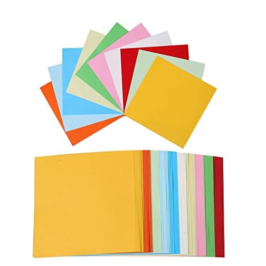 Origami Papel Origami 100 hojas Papel para Papiroflexia de Colores de papel floral para Niños, Juguetes, Decoración de Fiesta en Csa 15cm