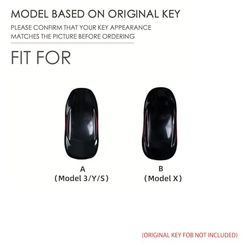 Coque de clé en cuir pour Tesla Model Y Model 3 | Protection clé télécommande auto