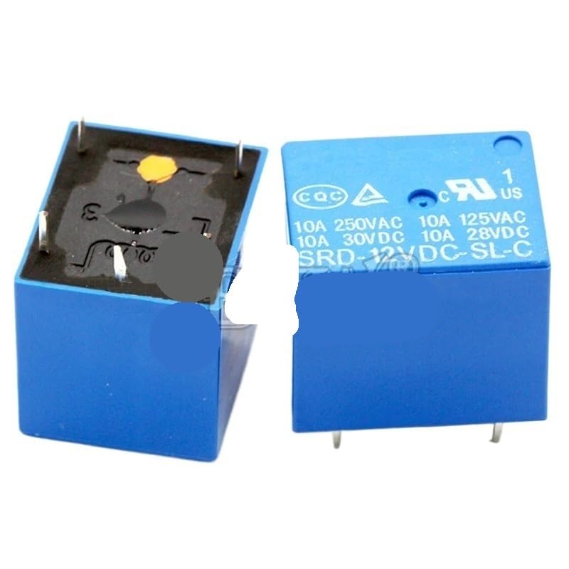 5PCS Relay SRD-03 05 09 06 24 12VDC-SL-C 5PINS 3V 5V 9V 6V 24V 12V SRD-03VDC-SL-C SRD-05VDC-SL-C SRD-09VDC-SL-C(9V)