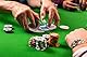 Poker Night Pro – Professionelles, Wasserfestes Texas Hold’em Poker-Kartendeck | 100% Plastik | 54 Karten pro Deck (Rote Rückseiten) | 2 Joker | Jumbo-Index
