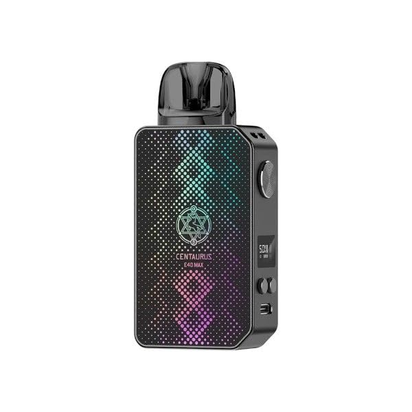Centaurus E40 Max Lost Vape design haut de gamme Prism Black boîtier robuste 40W