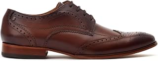 Waxy Brown Leather Brogue by Base London