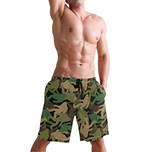 Allgobee ALLGOBEE_STK Men'S Beach Shorts Bigfoot Camouflage Swim Trunks thumb #5
