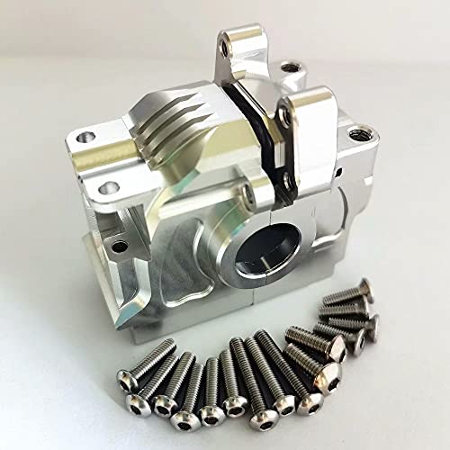 Boîtier de vitesses alu argent Traxxas 1/10 durable pour Slash et Rustler 4x4
