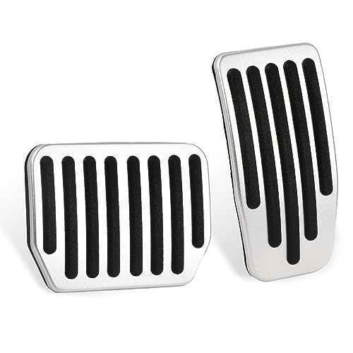 Wisebom Copripedali Per Pedali Tesla Model 3 Model Y, Cappucci Del Pedale Del Freno Pedale Dell'Acceleratore Di Alluminio Adatto Per Tesla Model 3 Mod