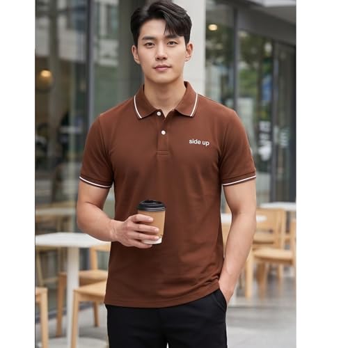Image of Polo T Shirt for Man |with Collar | Half Sleeve | Summer Wear | Casual Pure Cotton T Shirt for Men (Available Size M- 4XL)