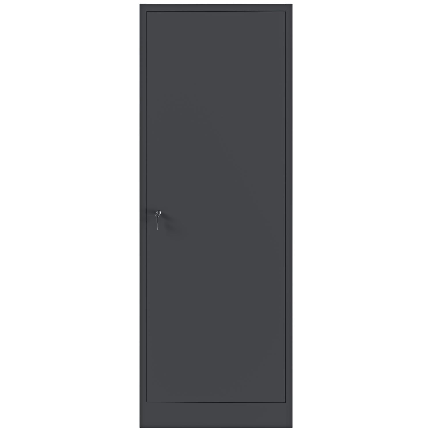Armadio Portafucili 10 Posti Armadietto Per Armi Fuciili Fuciliera In Lamiera Di Acciaio Con Cassetto Tesoretto Per Munizioni Con Serratura E Doppia Chiave Cassaforte 148 x 53.5 x 32 Cm Grigio Scuro