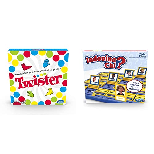 Hasbro GamingHasbro Twister Gioco in Scatola - Versione 2020 in Italiano & Indovina Chi? (Gioco in Scatola - Versione in Italiano)