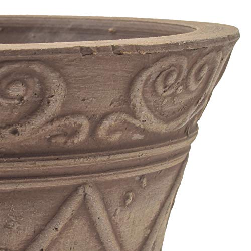 Psw Pot Collection 4” Planter Pot For Indoor And Outdoor Plants And Gardens, 4-Inch, Taupe #TOP2